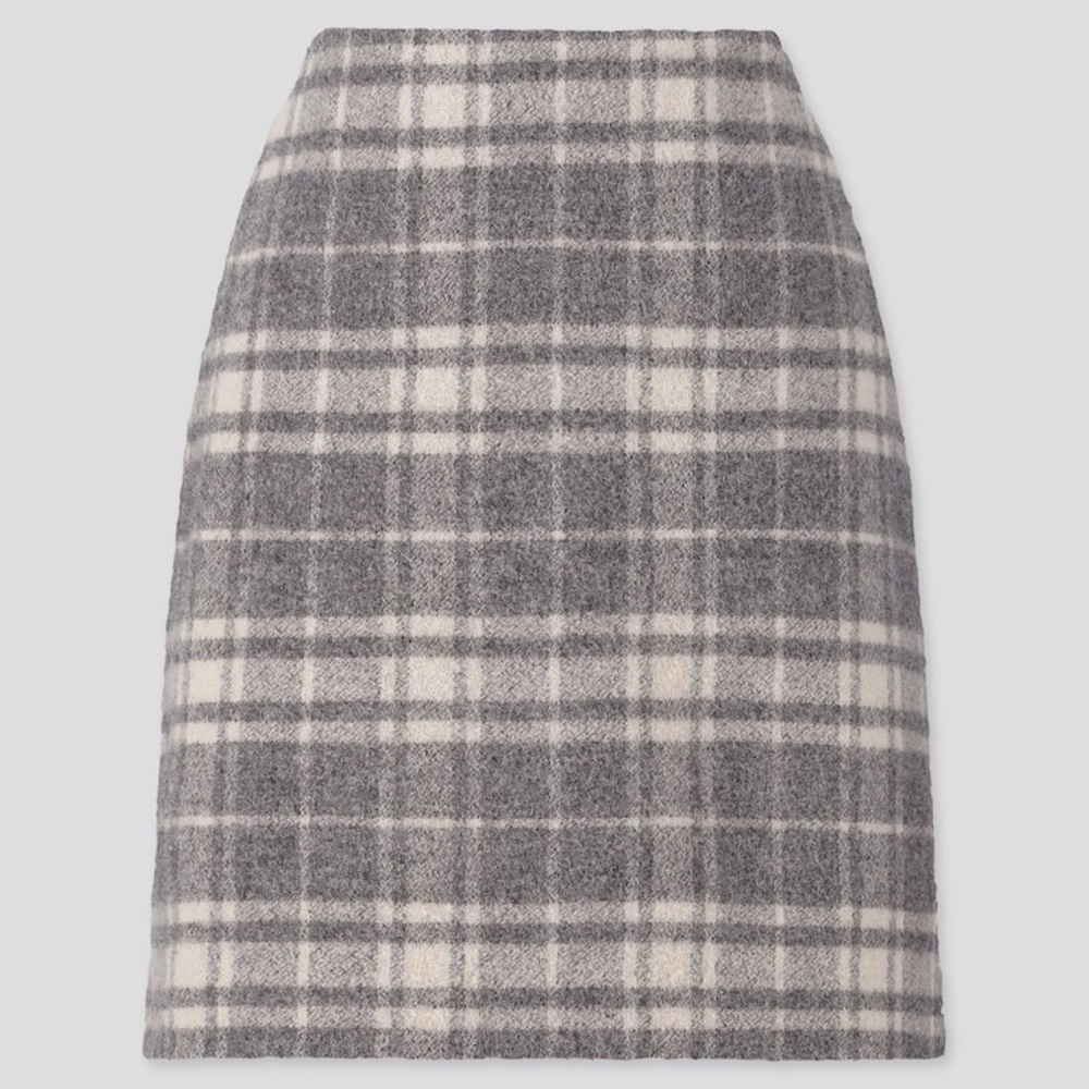 Uniqlo Women Wool Blend Mini Skirt